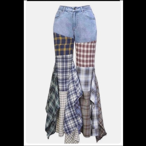 REHAB LAB PATCHWORK JEANS - Picture 6 of 6